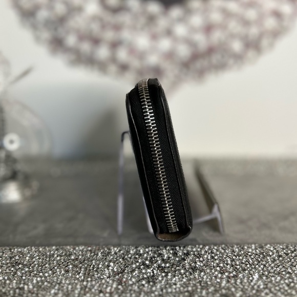 🎁 Louis Vuitton Taurillon Leather Comet Wallet Black - Picture 6 of 12